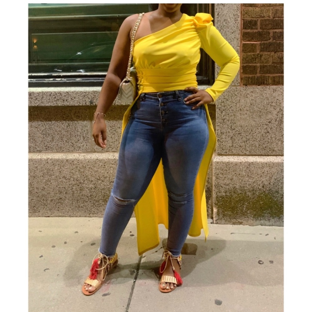 Sexy One Shoulder Blouse